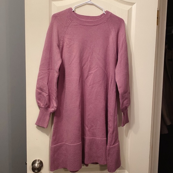 Lilac bell sleeved sweater dress S/M - Picture 1 of 1